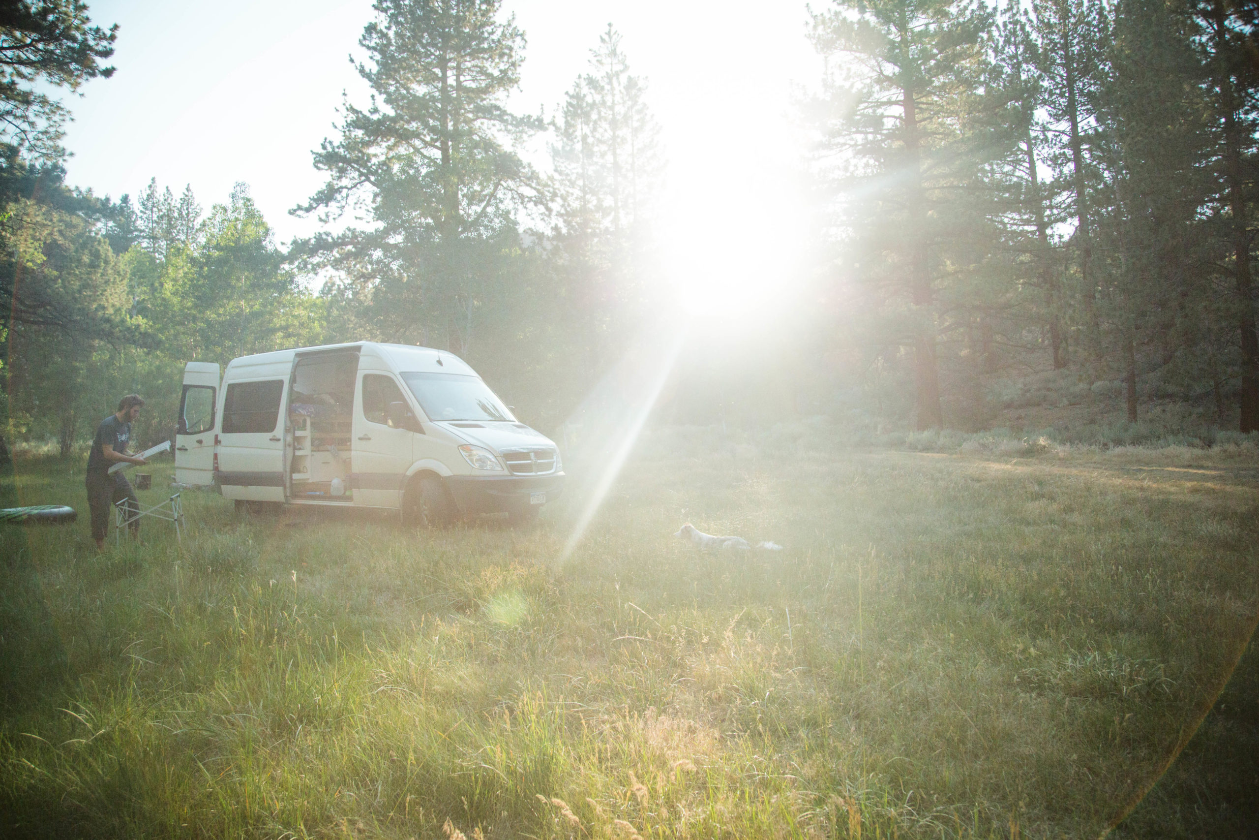 Such a beautiful campsite near Yosemite 